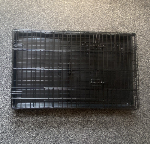36in folding metal wire dog - metal,