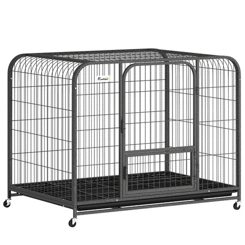 Pawhut heavy duty dog crate - heavy,