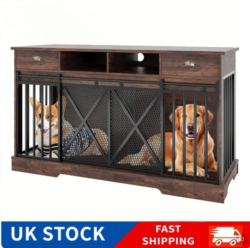 Double dog crate - 63'',