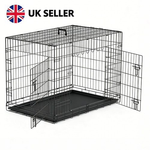 Metal dog crate - crate, carrier