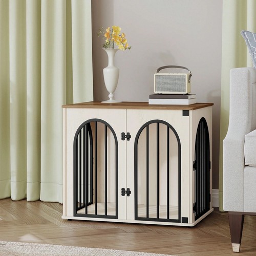 Wooden dog crate archdoor 3dr - crate,