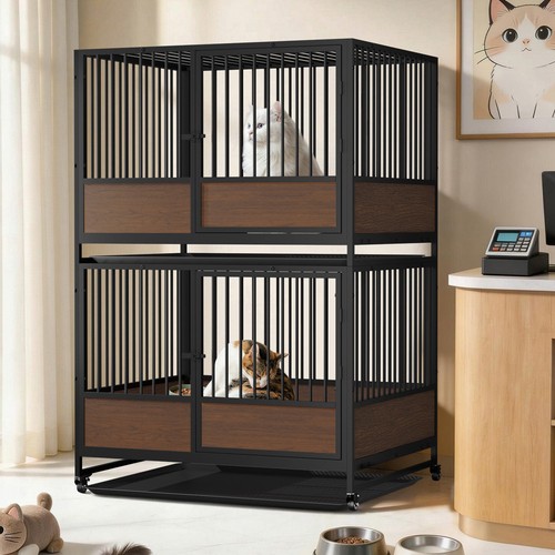 Stackable dog crate cage - crate,