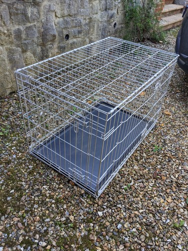 Large dog crate cage - ,