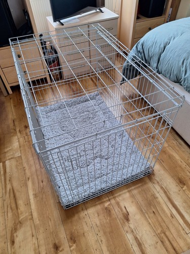 Large dog crate folding cage - large,
