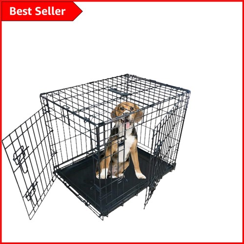 Durable inch folding dog - folding,