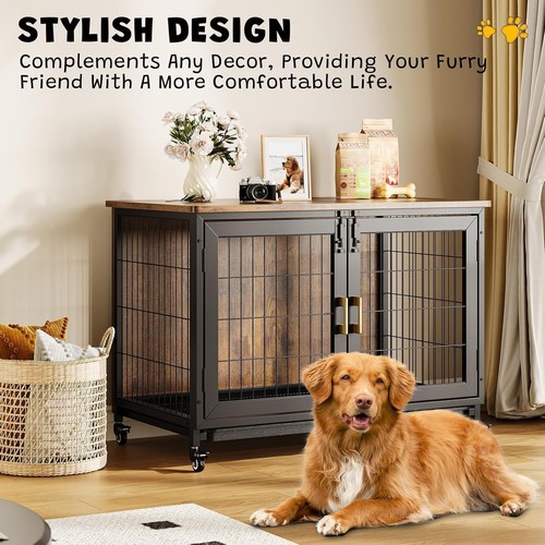 Dog crate furniture - dog,