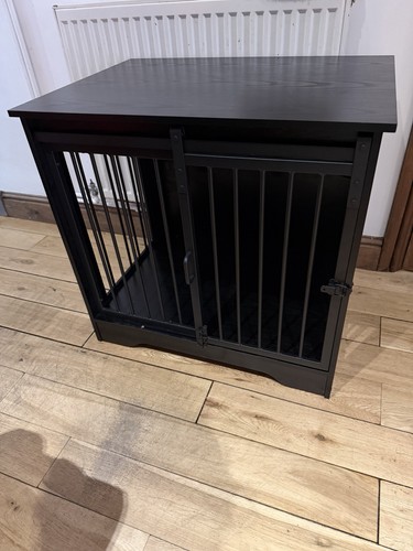 Handmade wooden dog crate - dog,