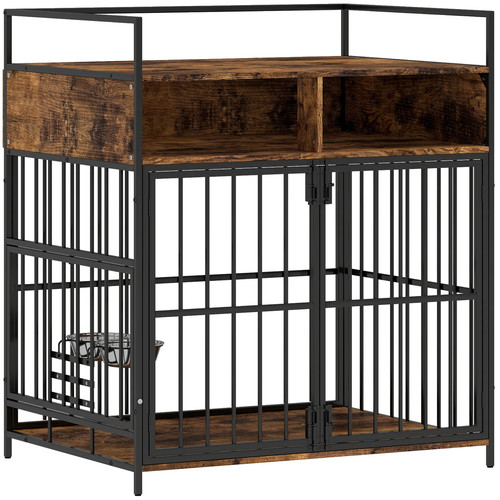 Pawhut dog crate furniture - dog,