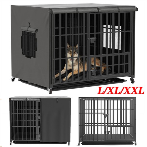 Xxl covered dog crate - dog,