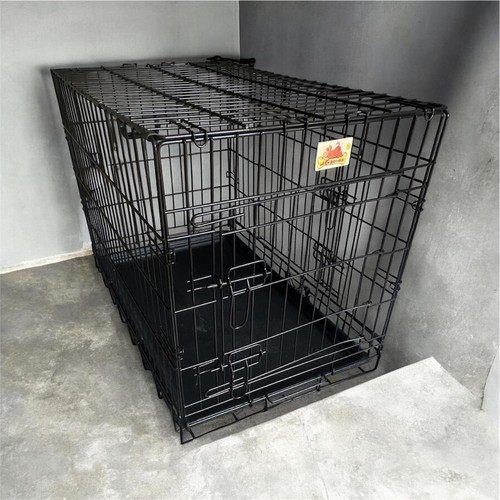 Dog crate lazy - -, door