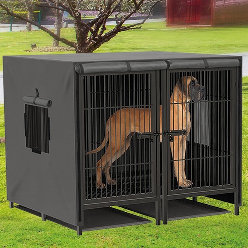 Extra large double dog crate - large,