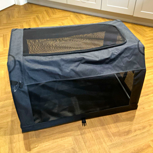 Folding dog crate - folding,