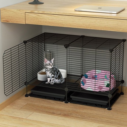 Large metal dog - crate, cat