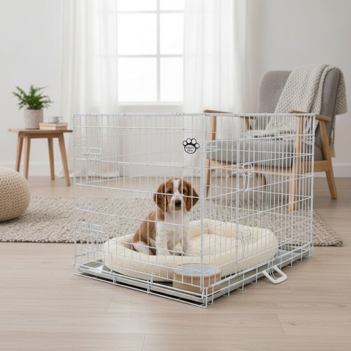 Galvanised steel dog - dog, 42