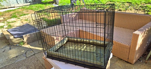 Medium folding metal dog - medium,