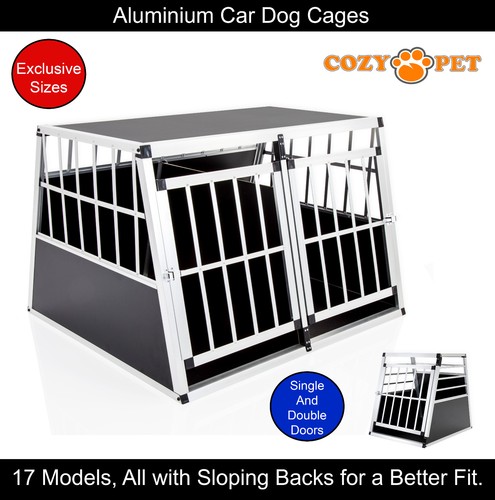 Car dog cage aluminium - aluminium, cozy